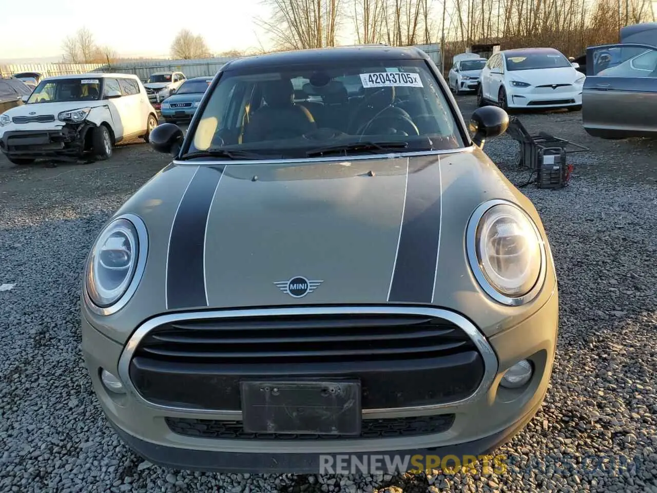 5 fotografías del automóvil dañado WMWXU1C53K2J02767 MINI COOPER 2019