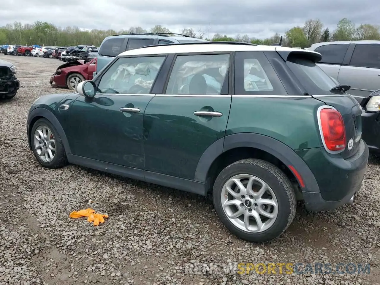 2 fotografías del automóvil dañado WMWXU1C58K2J02540 MINI COOPER 2019