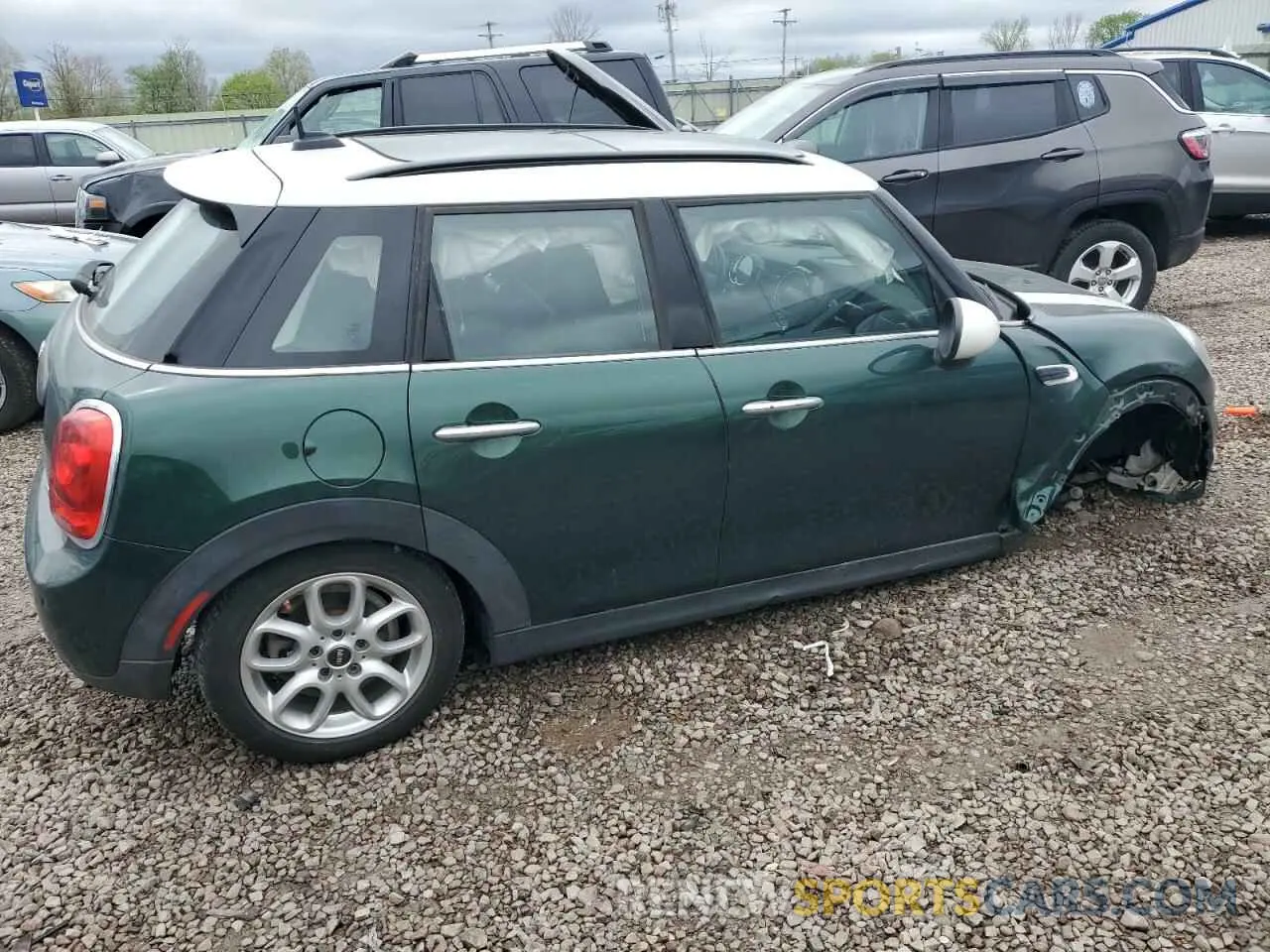 3 fotografías del automóvil dañado WMWXU1C58K2J02540 MINI COOPER 2019