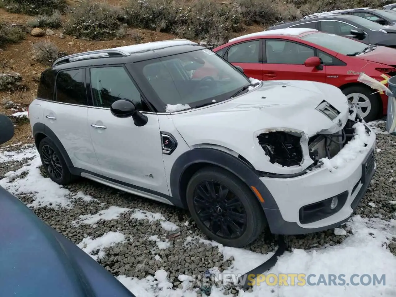 4 fotografías del automóvil dañado WMZYT5C5XK3G91377 MINI COOPER 2019