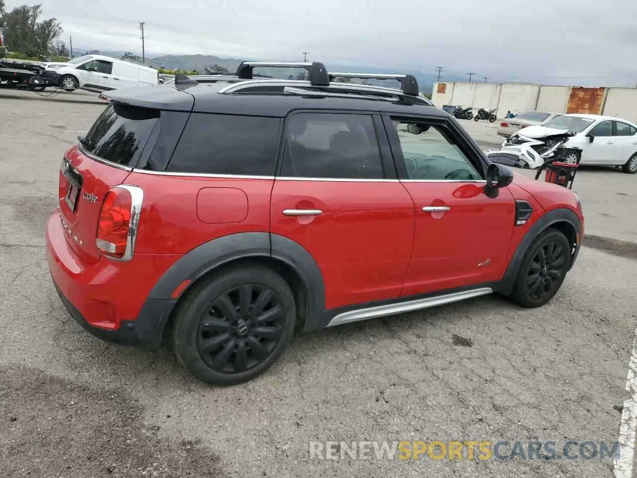 3 fotografías del automóvil dañado WMZYV5C56K3E82468 MINI COOPER 2019