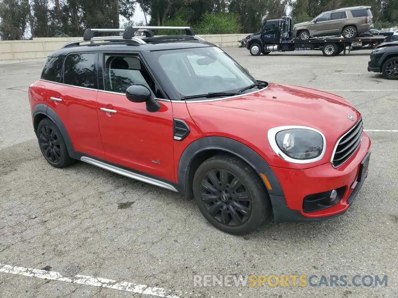 4 fotografías del automóvil dañado WMZYV5C56K3E82468 MINI COOPER 2019
