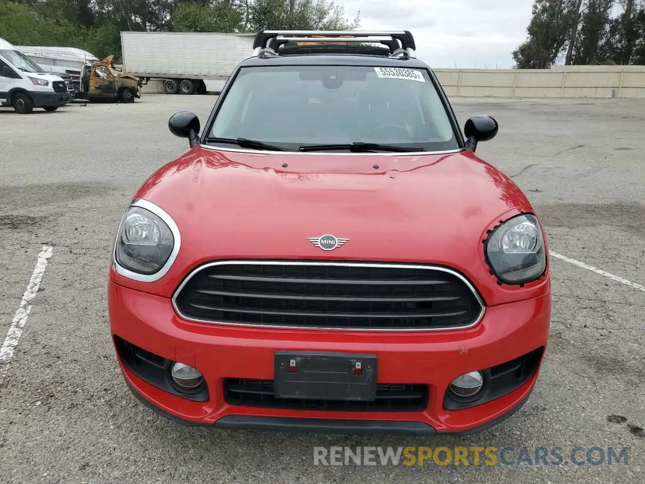 5 fotografías del automóvil dañado WMZYV5C56K3E82468 MINI COOPER 2019