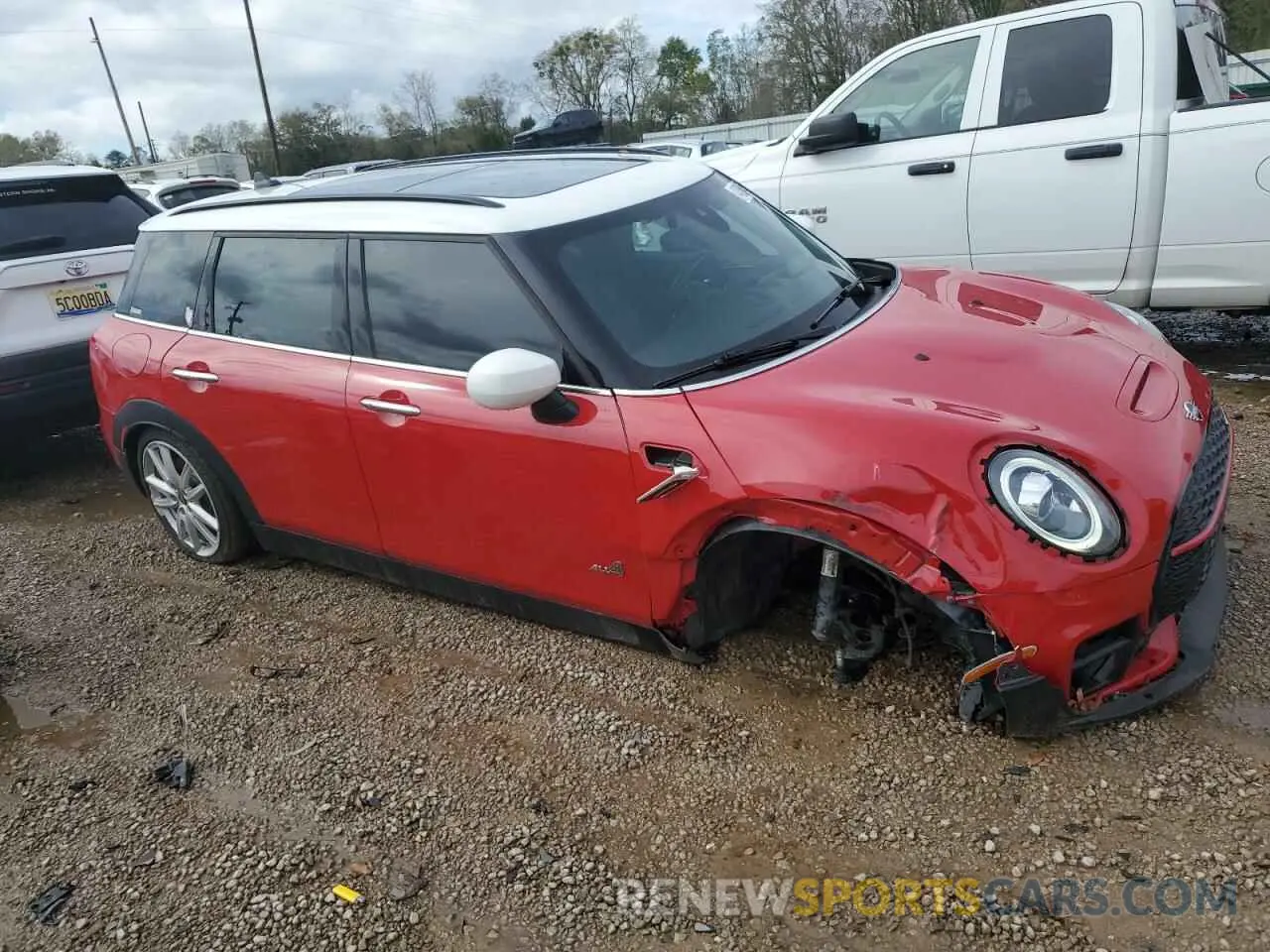 4 fotografías del automóvil dañado WMWJZ9C0XL2L38957 MINI COOPER 2020
