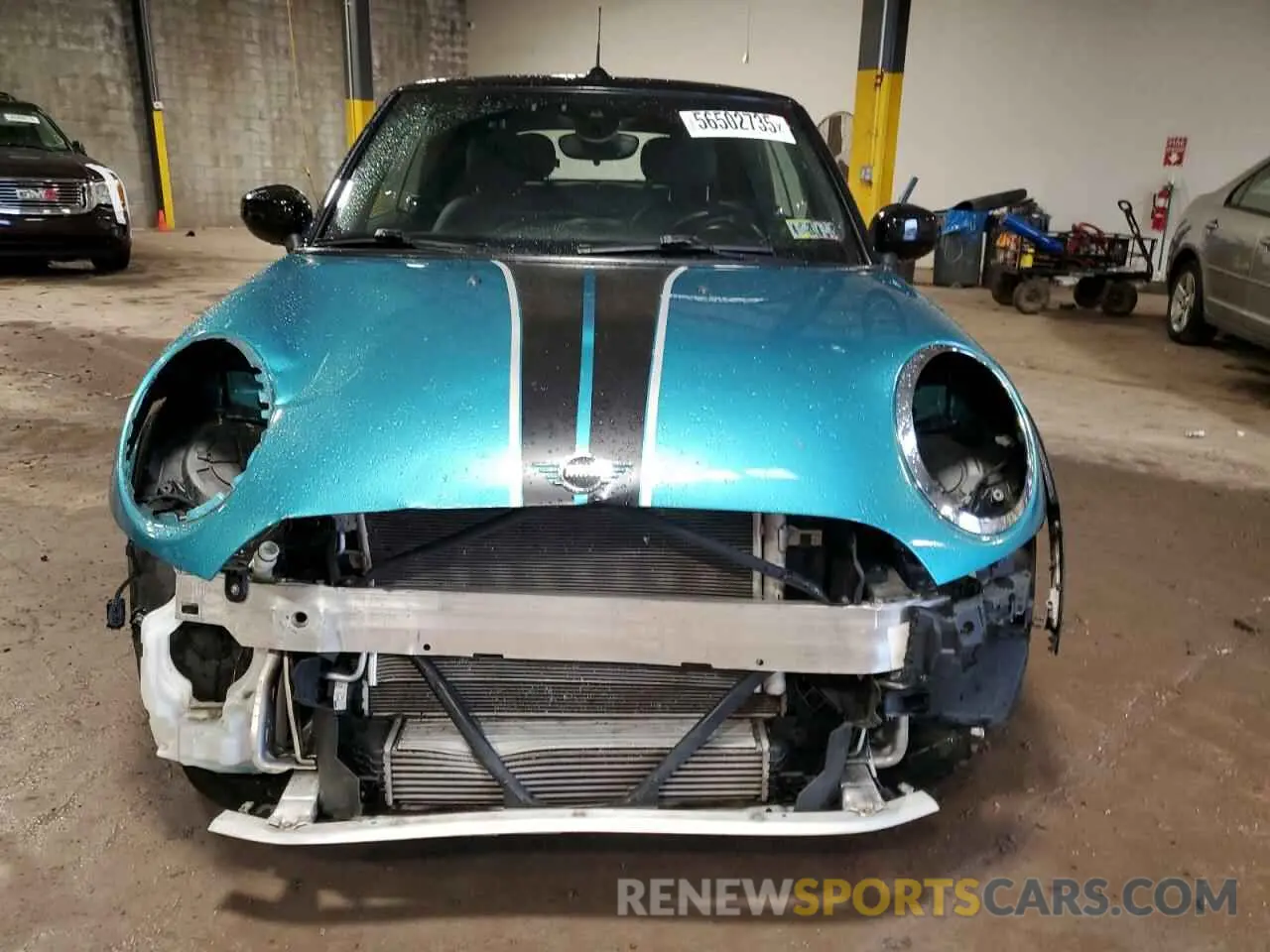 5 fotografías del automóvil dañado WMWWJ3C07L3L15723 MINI COOPER 2020