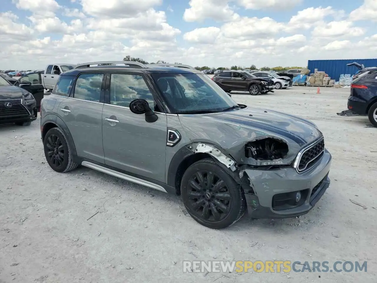 4 fotografías del automóvil dañado WMZYW7C00L3M08829 MINI COOPER 2020