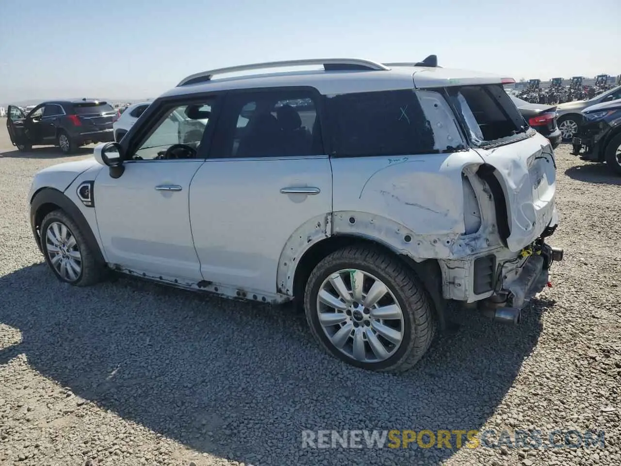 2 fotografías del automóvil dañado WMZYW7C01L3L86999 MINI COOPER 2020