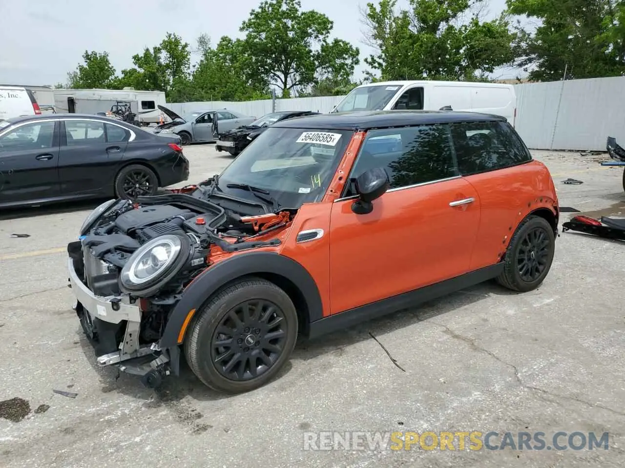 1 fotografías del automóvil dañado WMWXR3C03M2N94446 MINI COOPER 2021