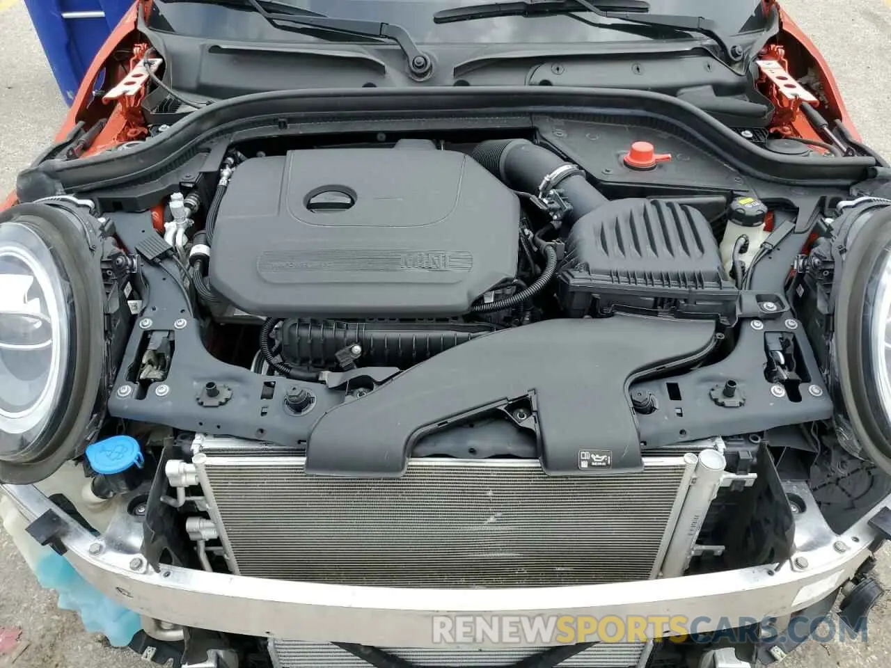 11 fotografías del automóvil dañado WMWXR3C03M2N94446 MINI COOPER 2021