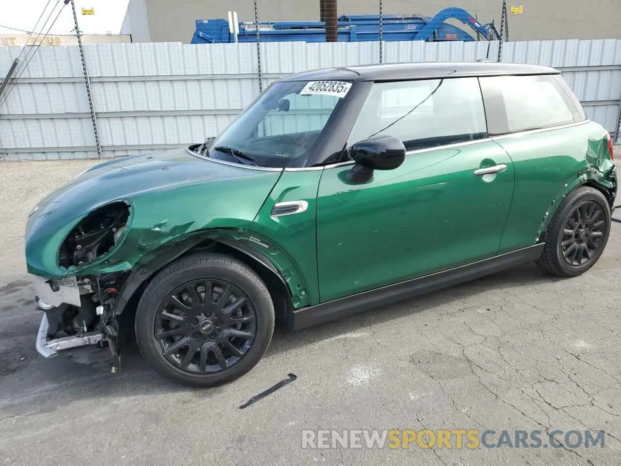 1 fotografías del automóvil dañado WMWXR3C0XM2P13271 MINI COOPER 2021