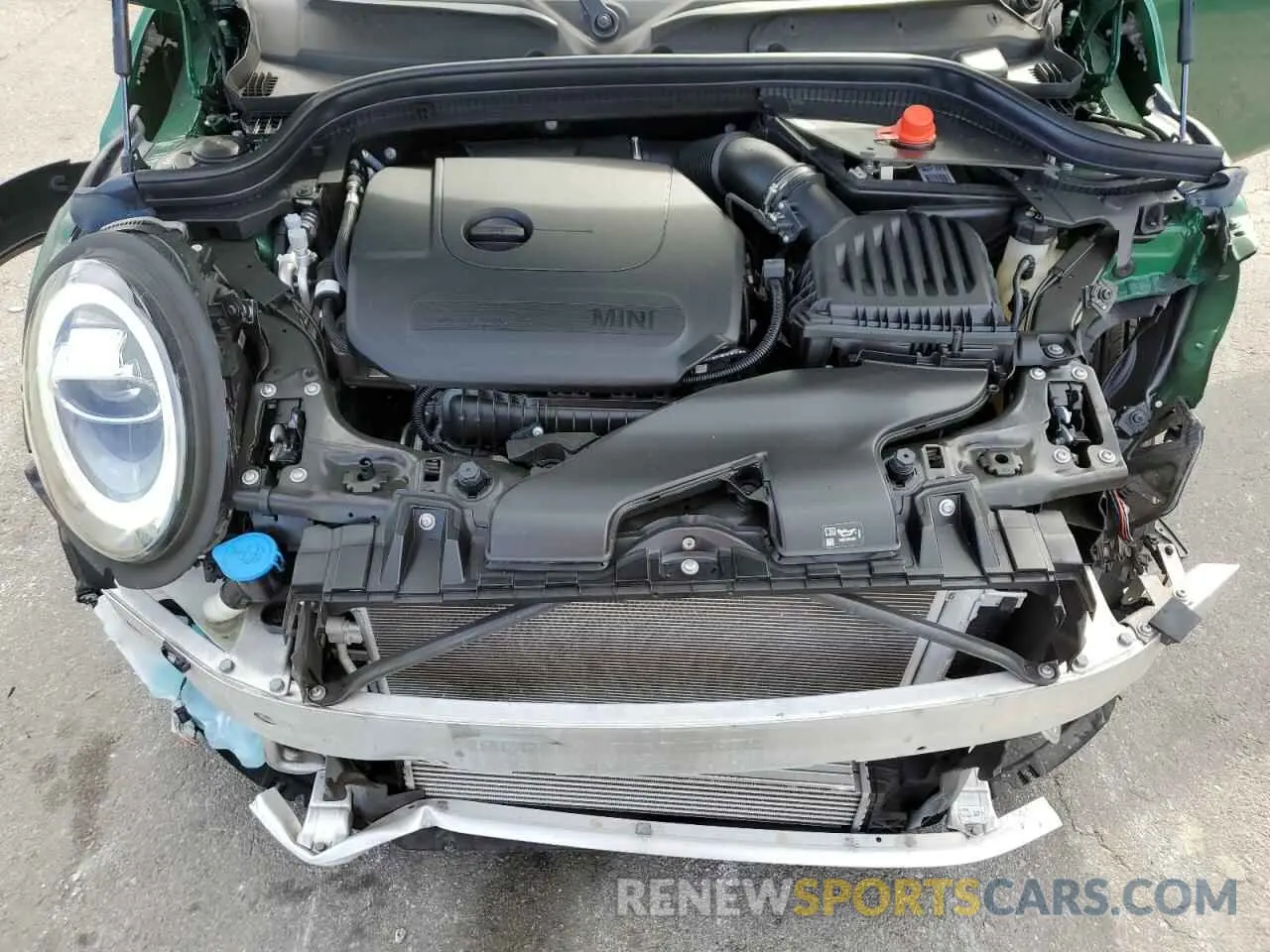 11 fotografías del automóvil dañado WMWXR3C0XM2P13271 MINI COOPER 2021