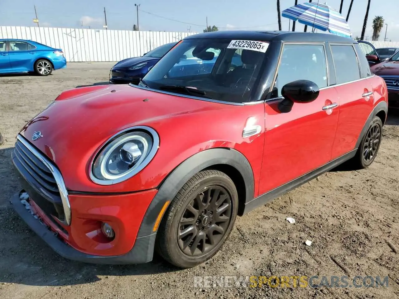 1 fotografías del automóvil dañado WMWXU7C04M2N56018 MINI COOPER 2021