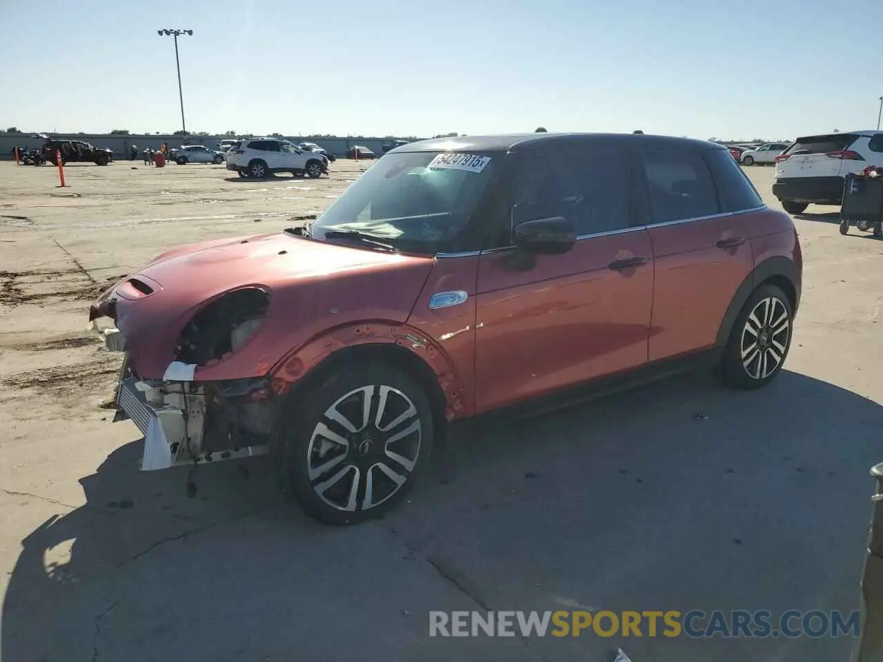 1 fotografías del automóvil dañado WMWXU9C08M2N29397 MINI COOPER 2021