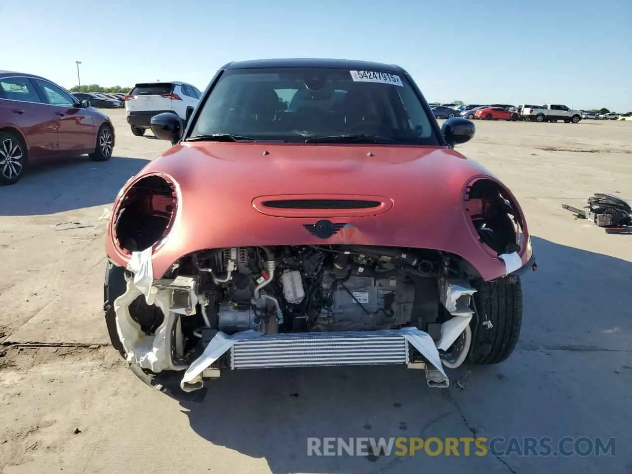 5 fotografías del automóvil dañado WMWXU9C08M2N29397 MINI COOPER 2021