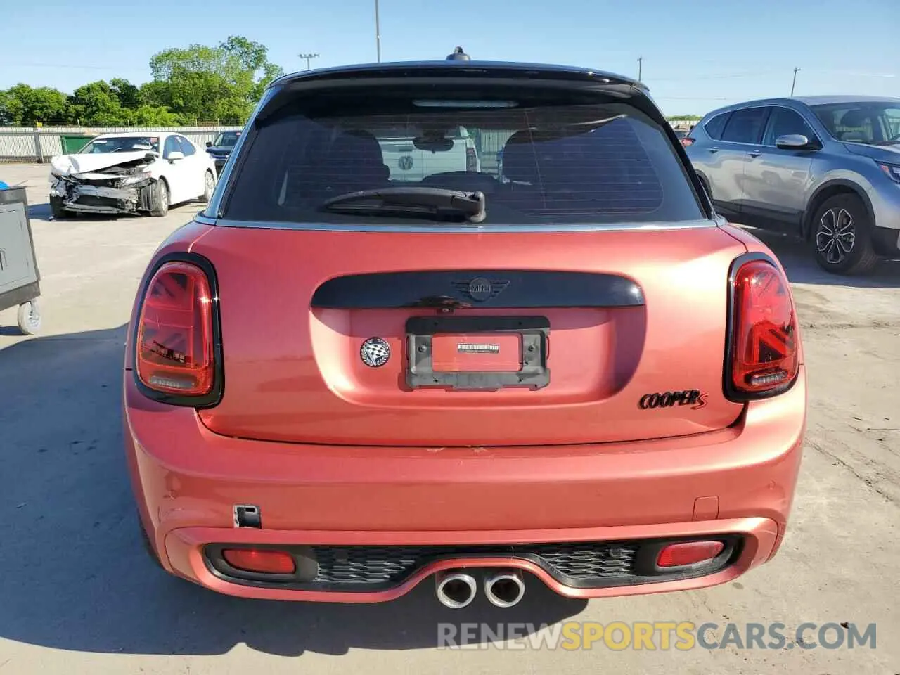 6 fotografías del automóvil dañado WMWXU9C08M2N29397 MINI COOPER 2021