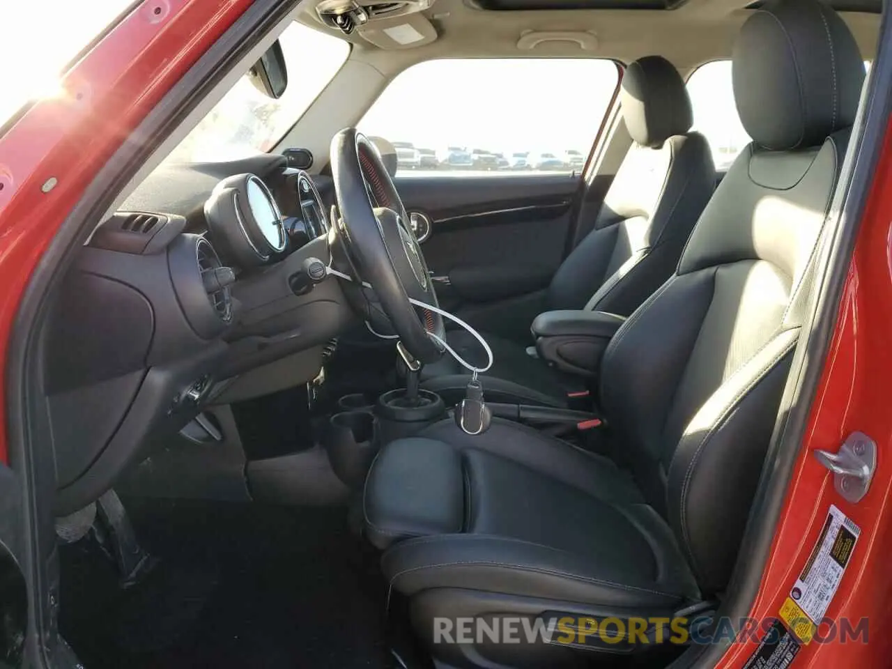 7 fotografías del automóvil dañado WMWXU9C08M2P30720 MINI COOPER 2021
