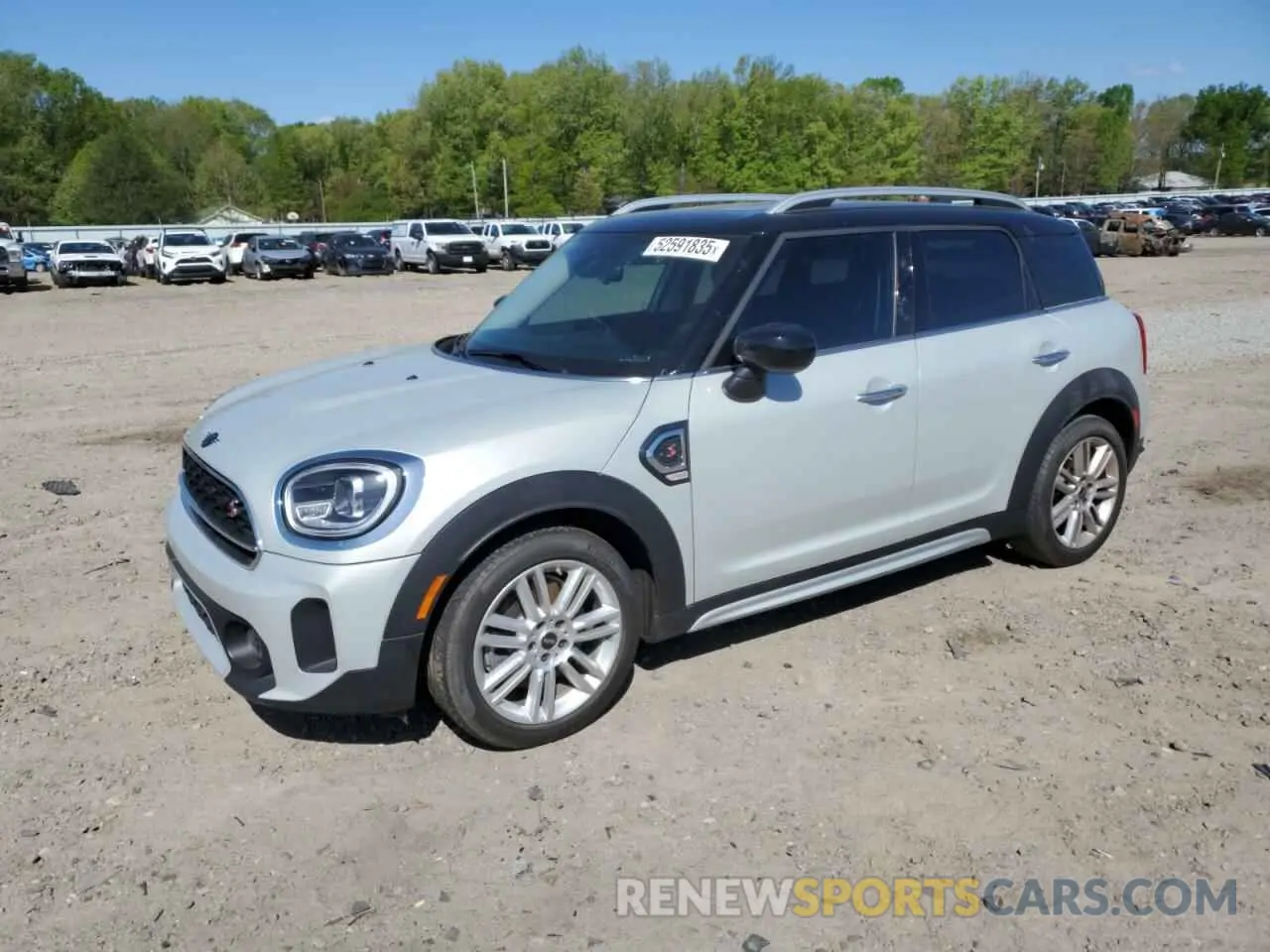 1 fotografías del automóvil dañado WMZ53BR0XM3M30408 MINI COOPER 2021