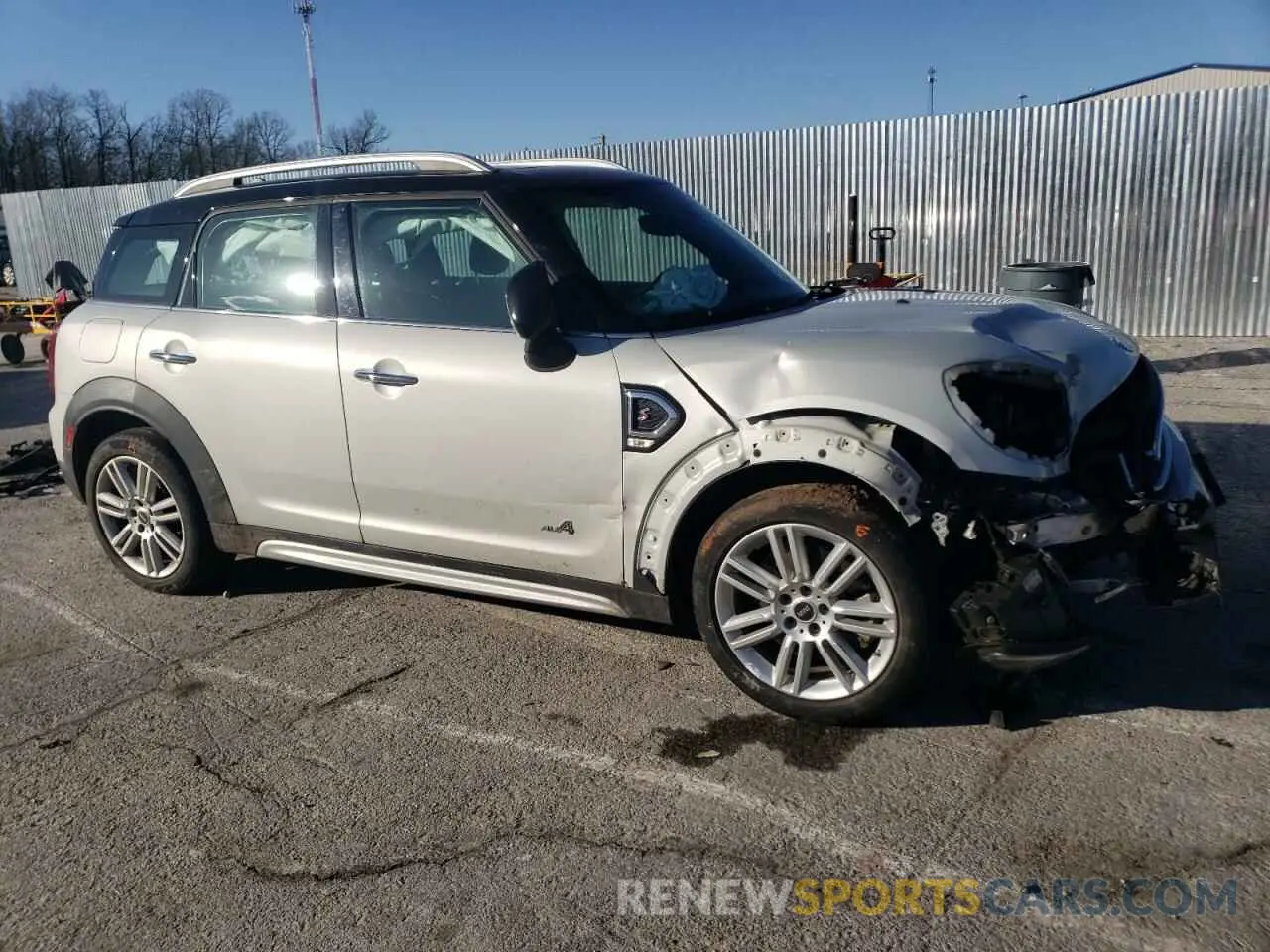 4 fotografías del automóvil dañado WMZ83BR0XM3N09851 MINI COOPER 2021