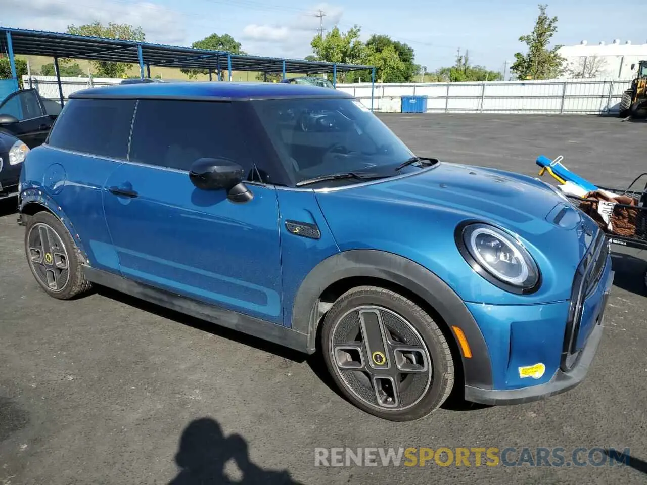 4 fotografías del automóvil dañado WMW13DJ05N2P69426 MINI COOPER 2022