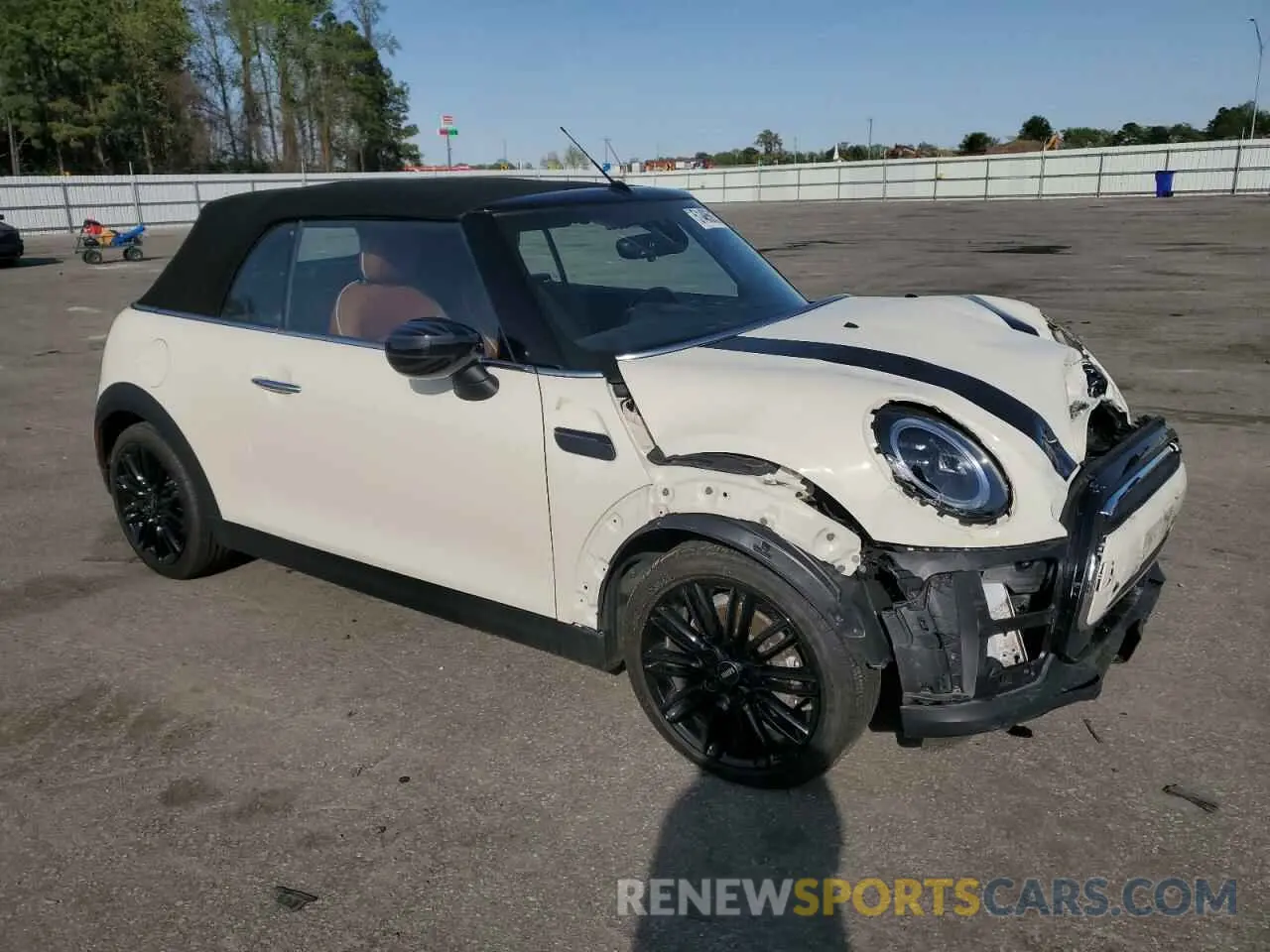 4 fotografías del automóvil dañado WMW23DL0XN3N60596 MINI COOPER 2022
