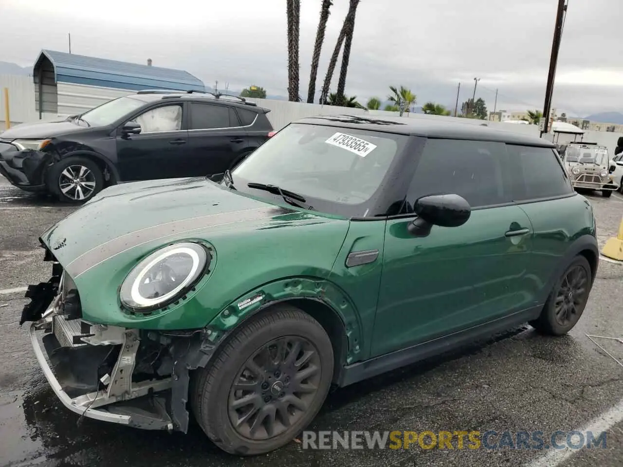 1 fotografías del automóvil dañado WMW33DH08N2S09883 MINI COOPER 2022