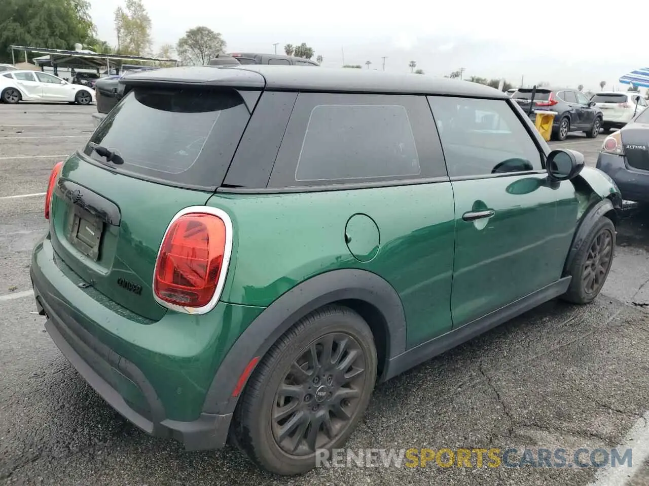 3 fotografías del automóvil dañado WMW33DH08N2S09883 MINI COOPER 2022