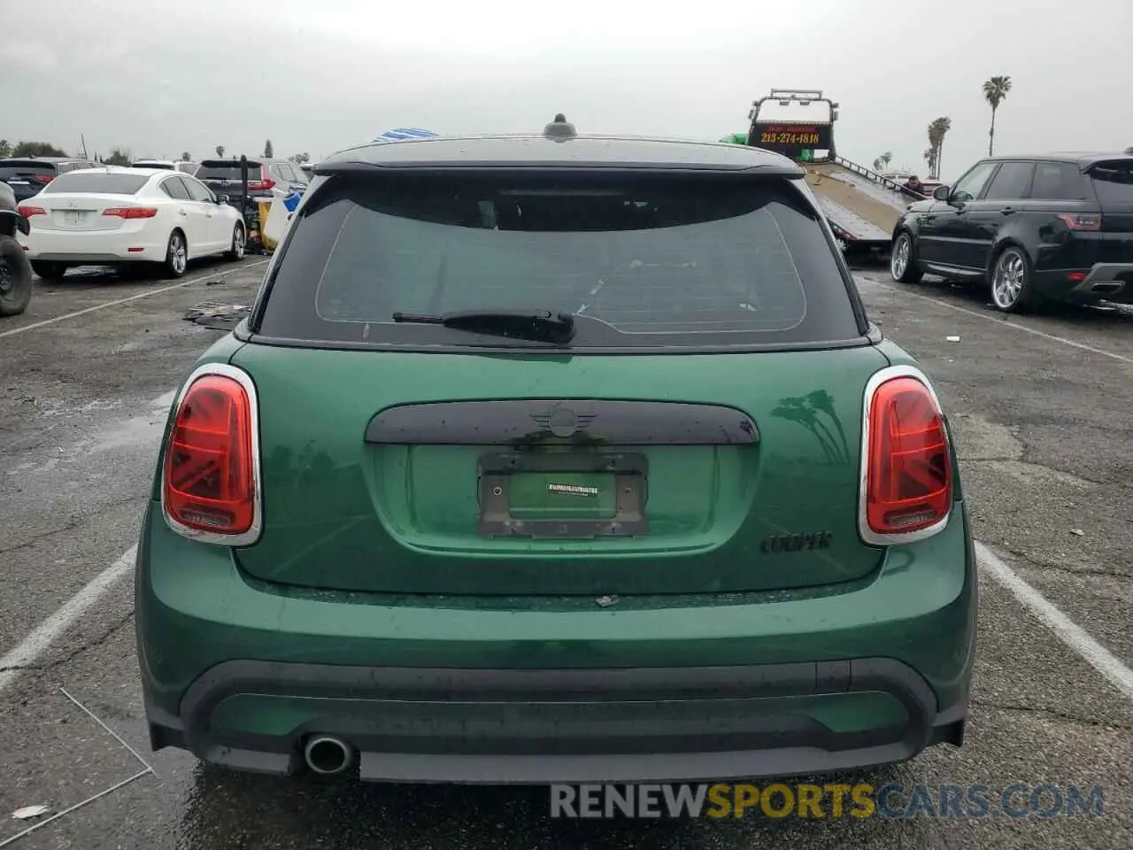 6 fotografías del automóvil dañado WMW33DH08N2S09883 MINI COOPER 2022