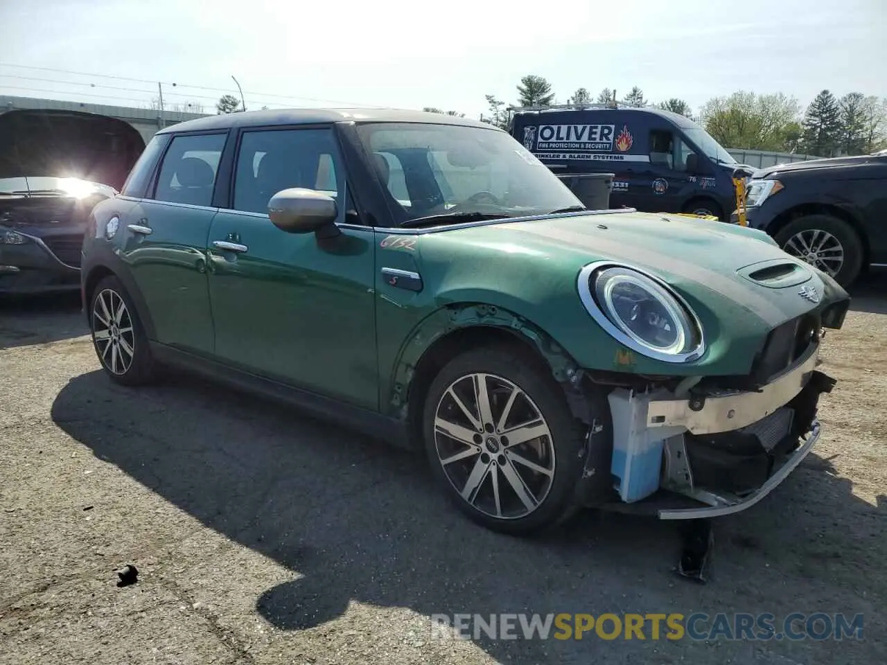 4 fotografías del automóvil dañado WMW53DK0XN2R31664 MINI COOPER 2022