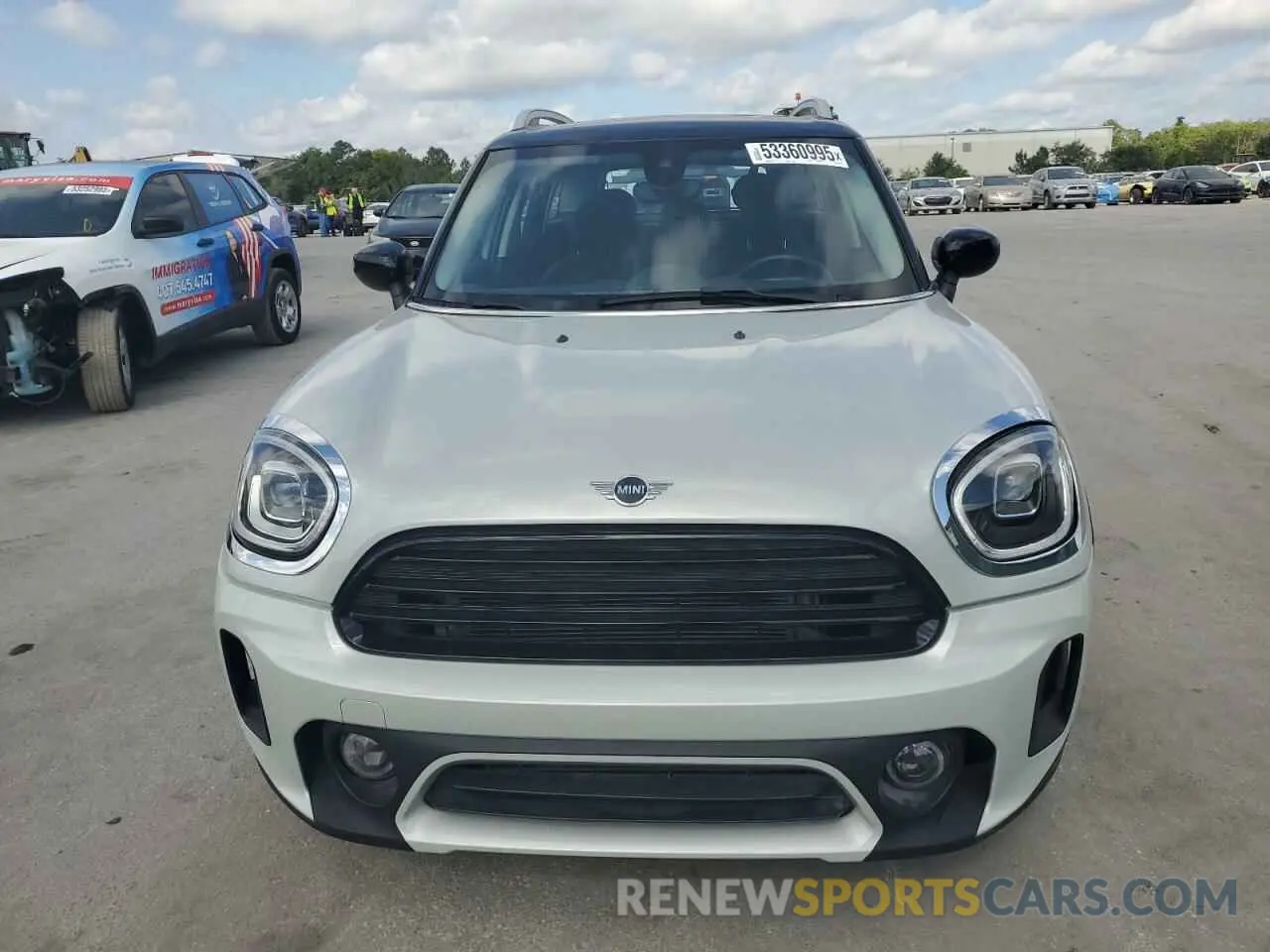 5 fotografías del automóvil dañado WMZ23BR06N3N61730 MINI COOPER 2022