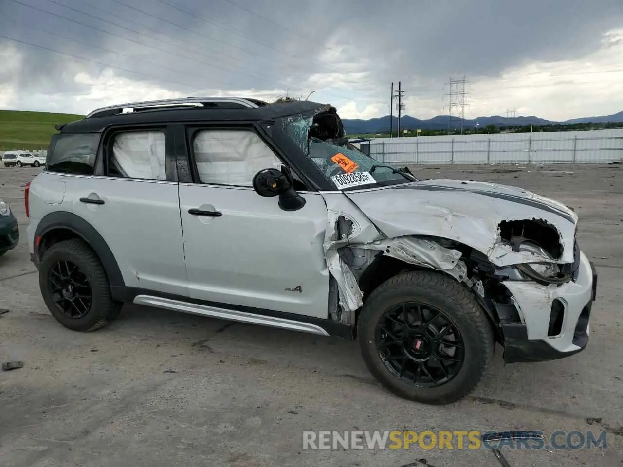4 fotografías del automóvil dañado WMZ83BR02N3N89051 MINI COOPER 2022