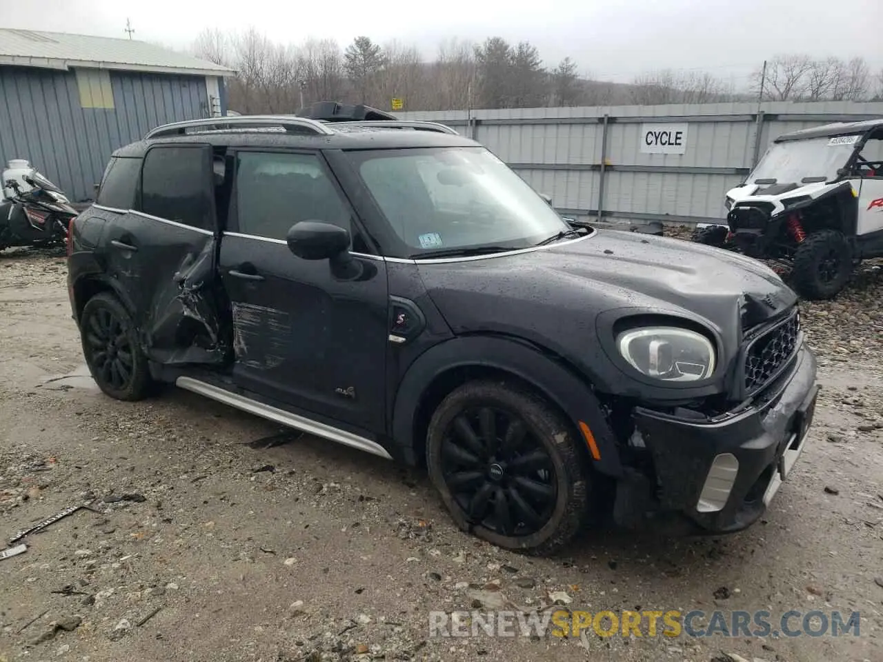 4 fotografías del automóvil dañado WMZ83BR08N3N90446 MINI COOPER 2022