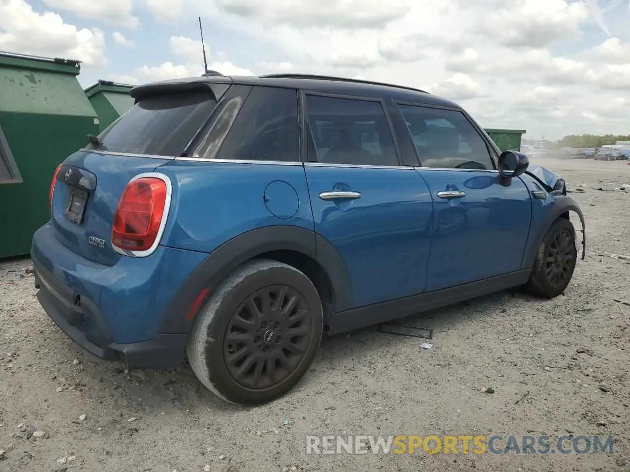 3 fotografías del automóvil dañado WMW33DK08P2S81940 MINI COOPER 2023