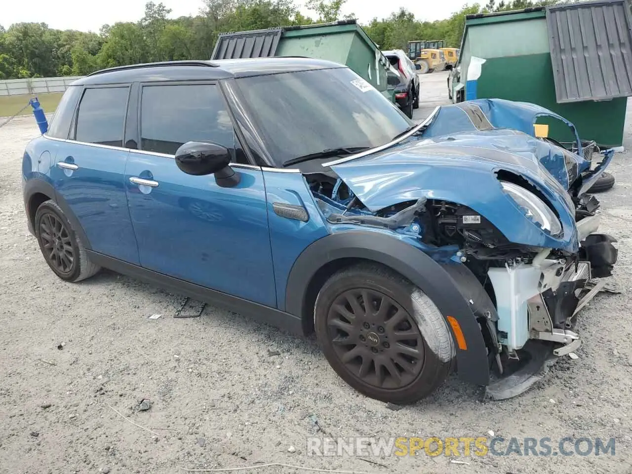 4 fotografías del automóvil dañado WMW33DK08P2S81940 MINI COOPER 2023