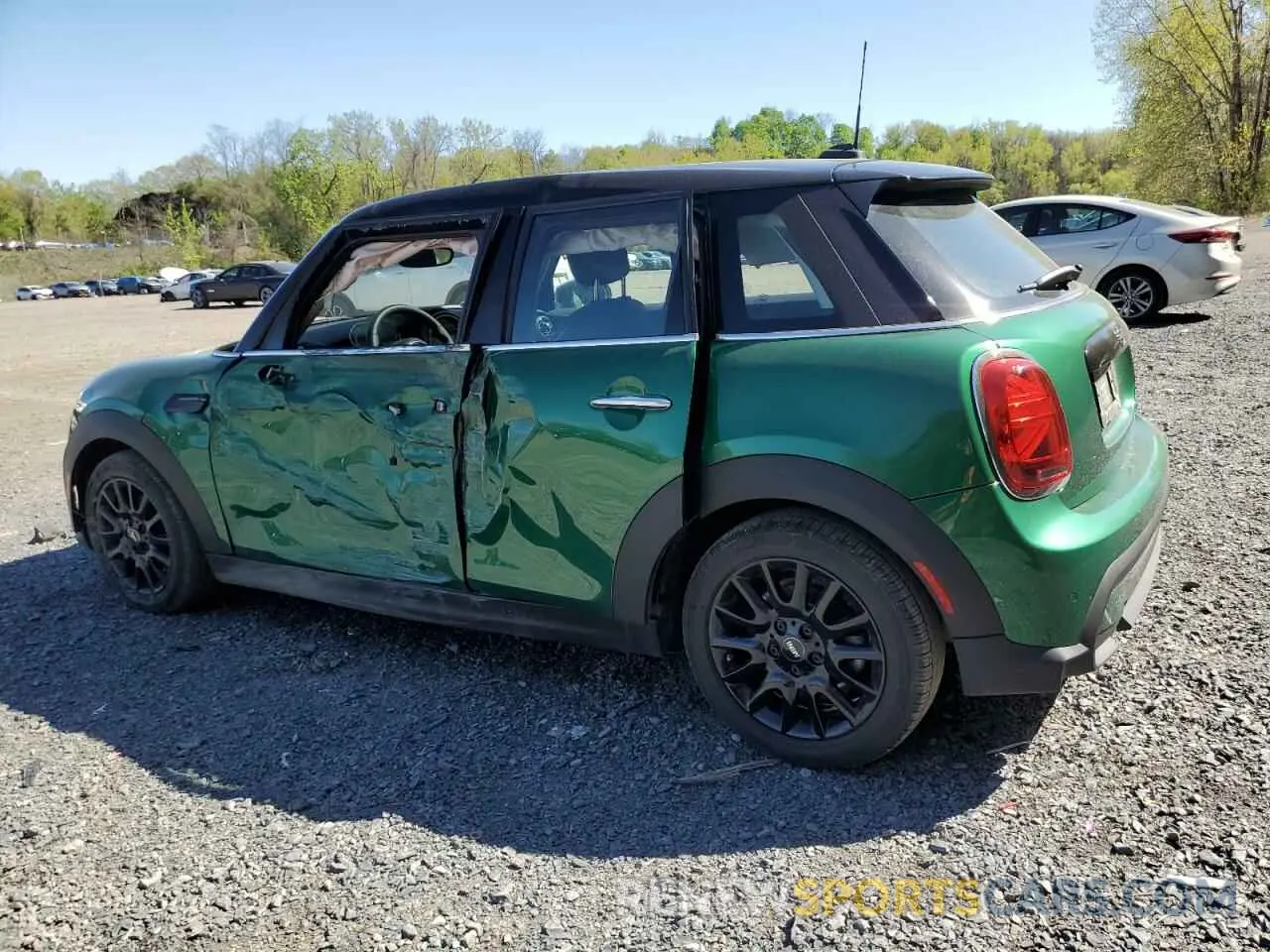 2 fotografías del automóvil dañado WMW33DK09P2T52692 MINI COOPER 2023