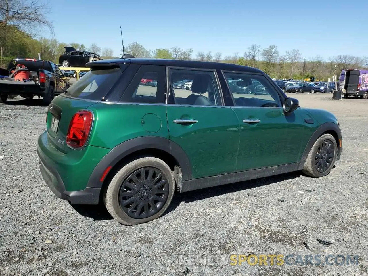 3 fotografías del automóvil dañado WMW33DK09P2T52692 MINI COOPER 2023