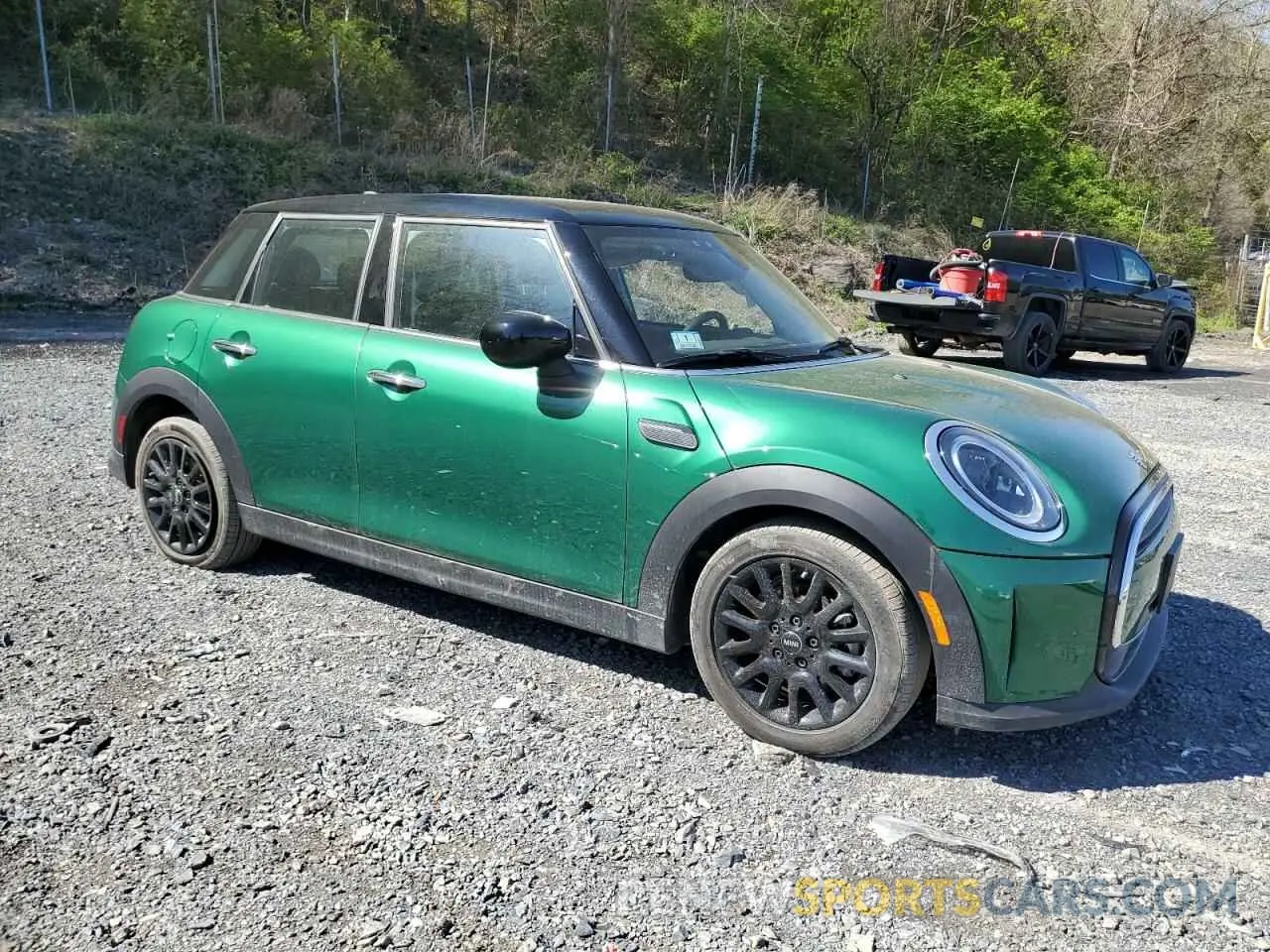 4 fotografías del automóvil dañado WMW33DK09P2T52692 MINI COOPER 2023