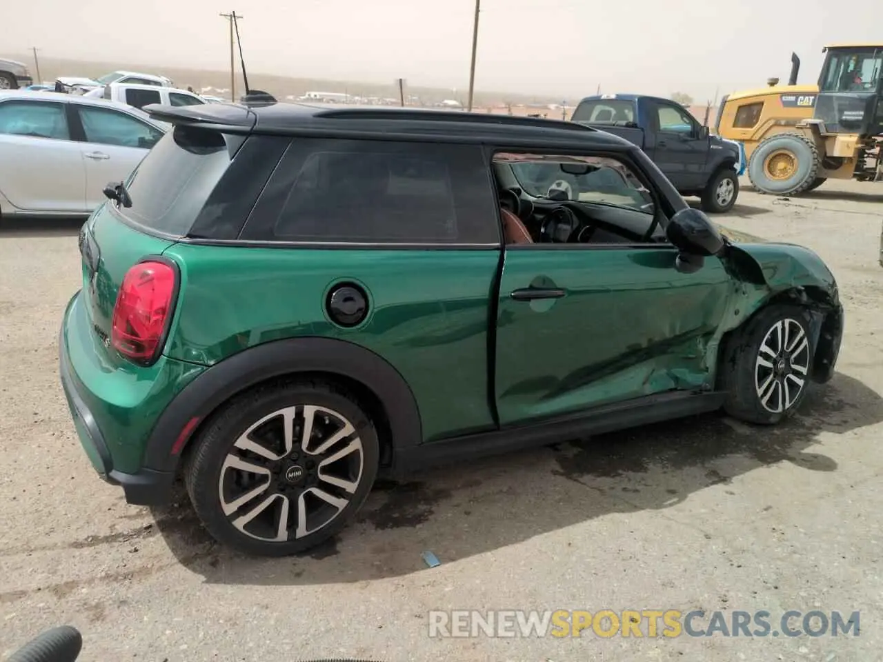 3 fotografías del automóvil dañado WMW53DH03P2T30588 MINI COOPER 2023