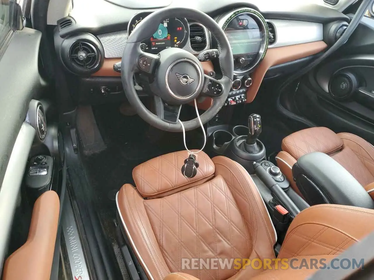 9 fotografías del automóvil dañado WMW53DH03P2T30588 MINI COOPER 2023
