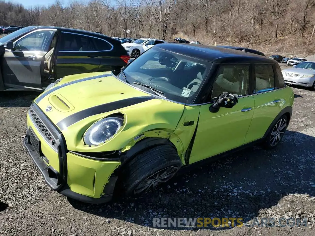 1 fotografías del automóvil dañado WMW53DK07P2T11728 MINI COOPER 2023