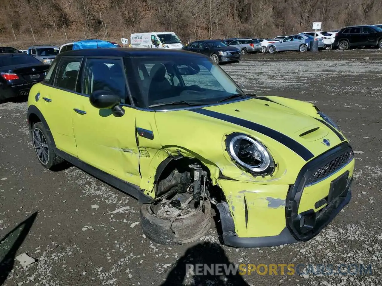 4 fotografías del automóvil dañado WMW53DK07P2T11728 MINI COOPER 2023
