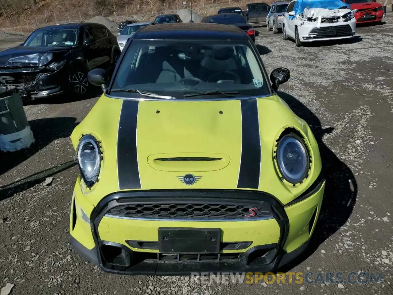 5 fotografías del automóvil dañado WMW53DK07P2T11728 MINI COOPER 2023