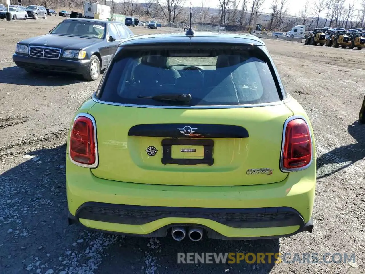 6 fotografías del automóvil dañado WMW53DK07P2T11728 MINI COOPER 2023