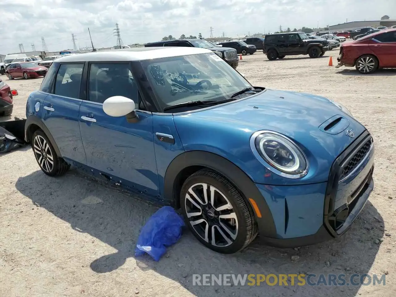 4 fotografías del automóvil dañado WMW53DK07P2T87451 MINI COOPER 2023