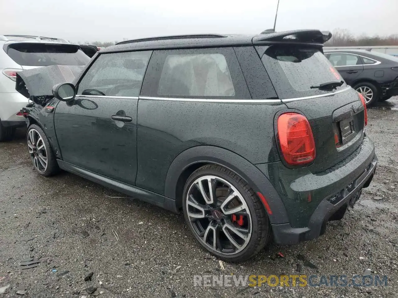 2 fotografías del automóvil dañado WMW73DH05P2S75652 MINI COOPER 2023