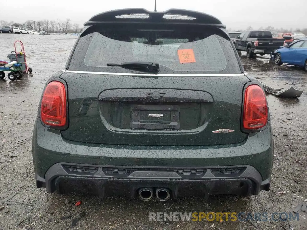 6 fotografías del automóvil dañado WMW73DH05P2S75652 MINI COOPER 2023