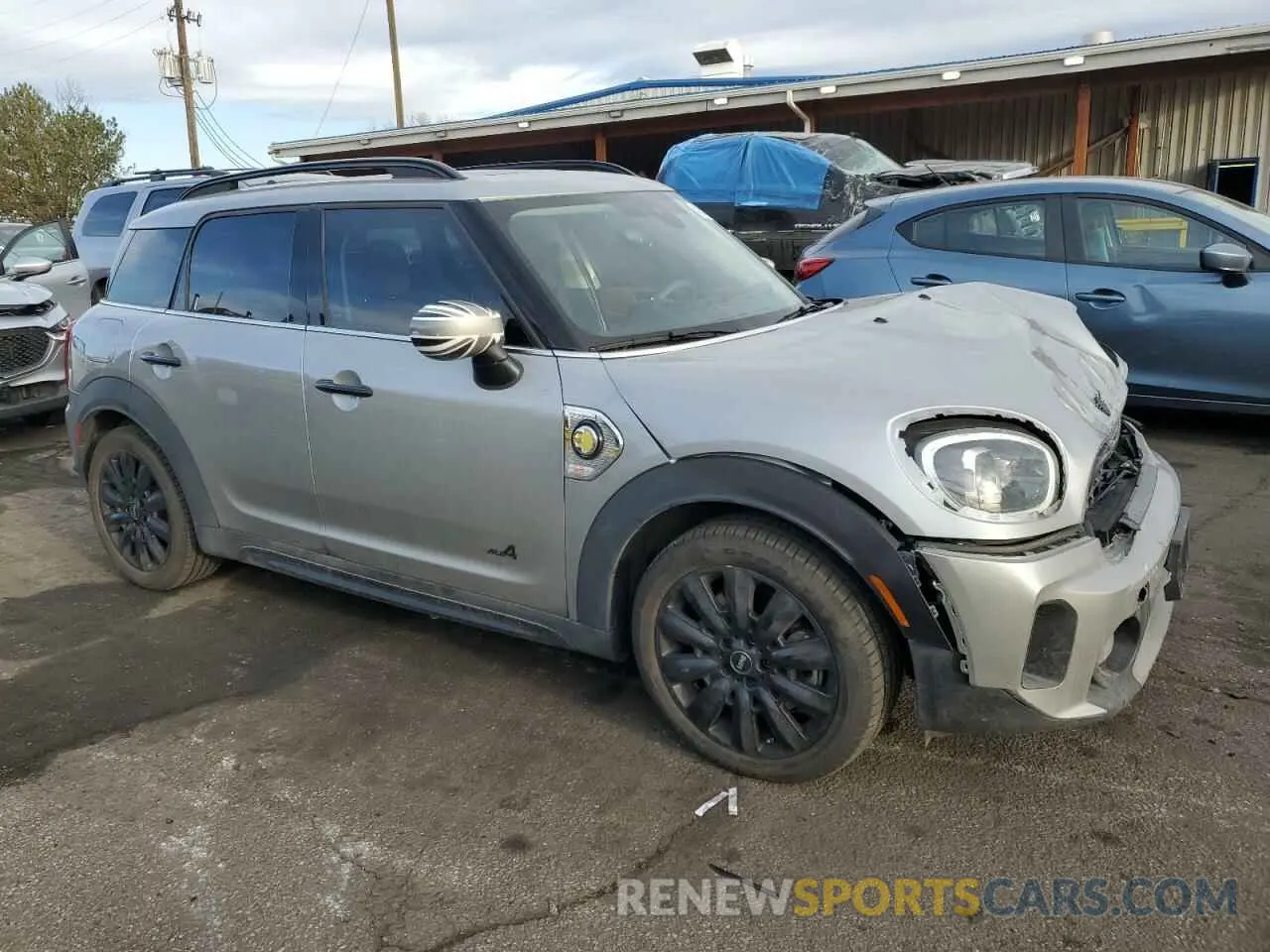 4 fotografías del automóvil dañado WMZ23BS06P3R19583 MINI COOPER 2023