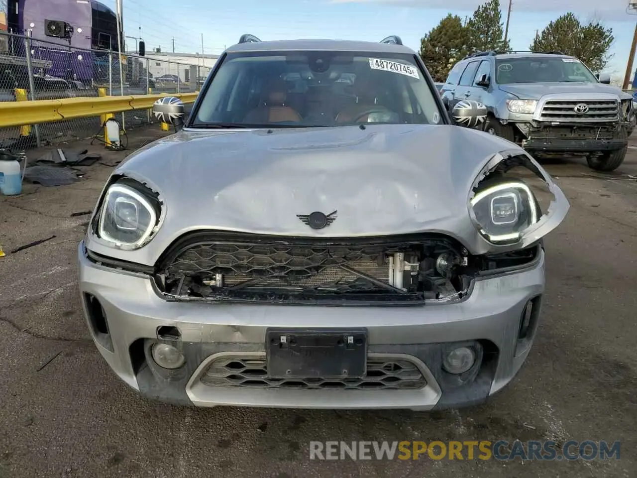 5 fotografías del automóvil dañado WMZ23BS06P3R19583 MINI COOPER 2023