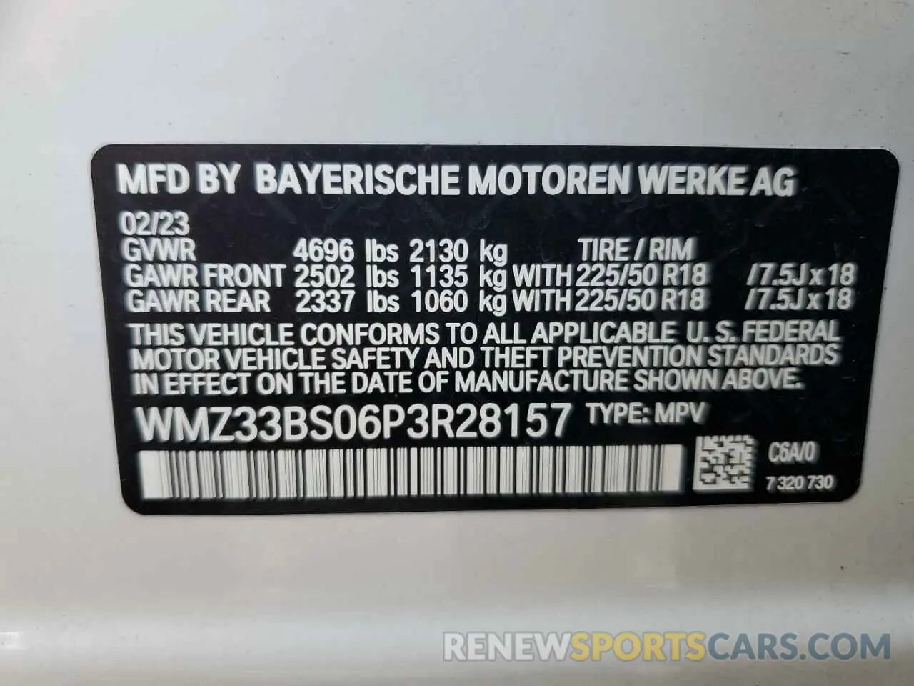 13 fotografías del automóvil dañado WMZ33BS06P3R28157 MINI COOPER 2023