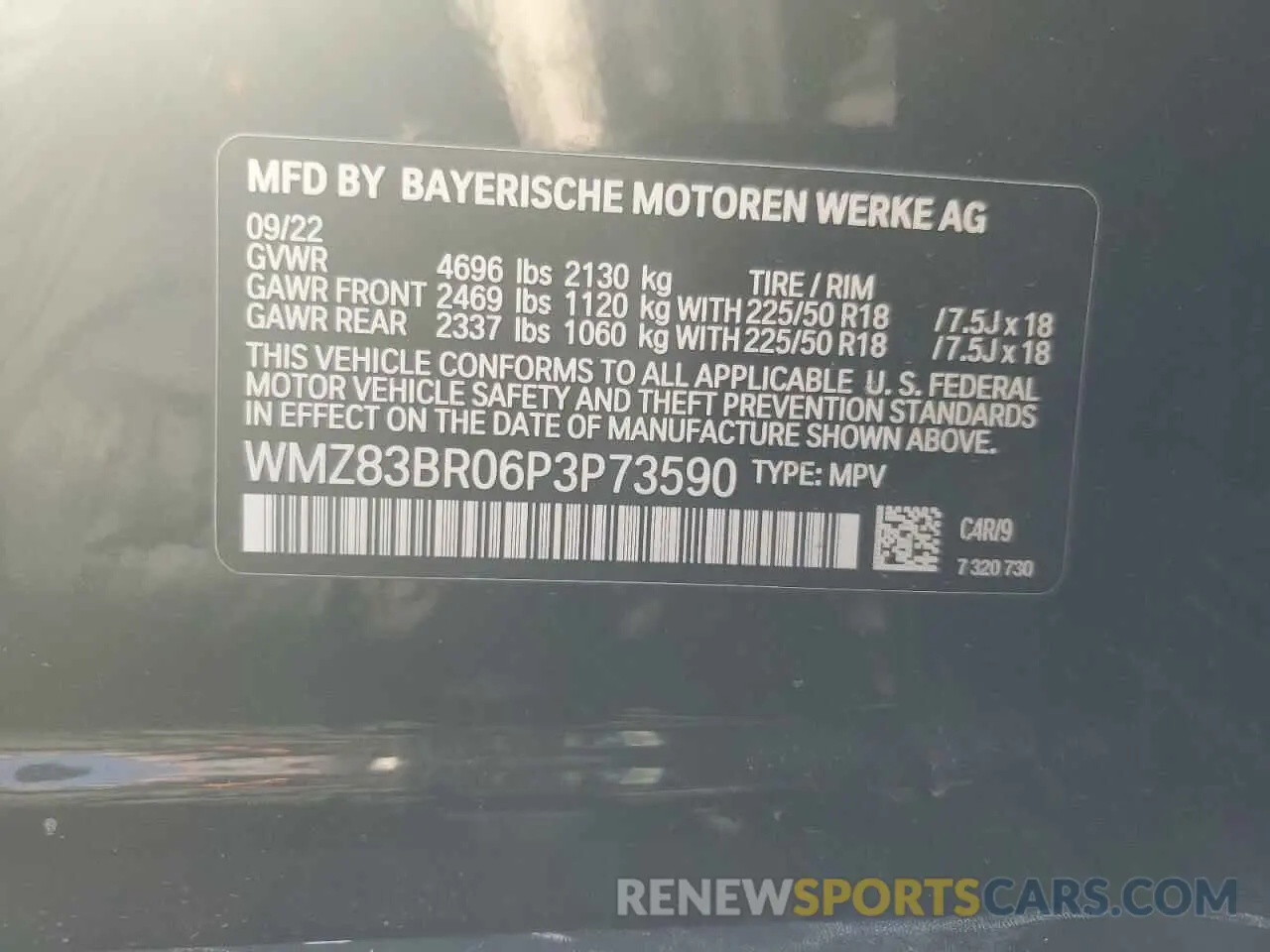 12 fotografías del automóvil dañado WMZ83BR06P3P73590 MINI COOPER 2023
