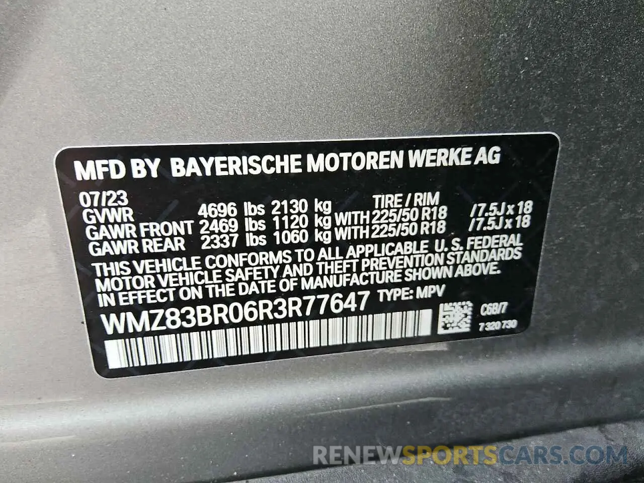 12 fotografías del automóvil dañado WMZ83BR06R3R77647 MINI COOPER 2024